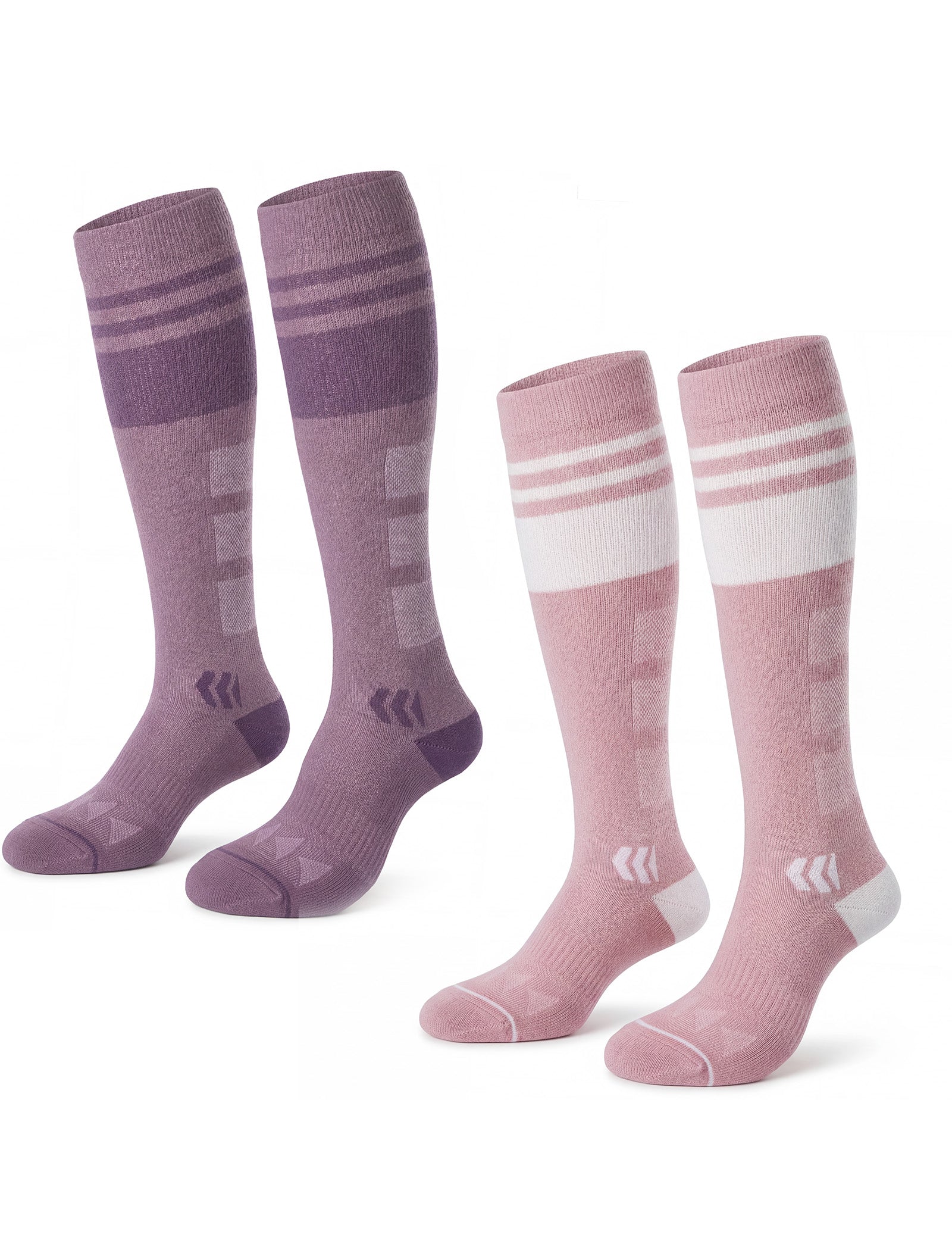 Momcozy Wide Calf Compression Socks 20-30mmHg for Sports 2 Pairs